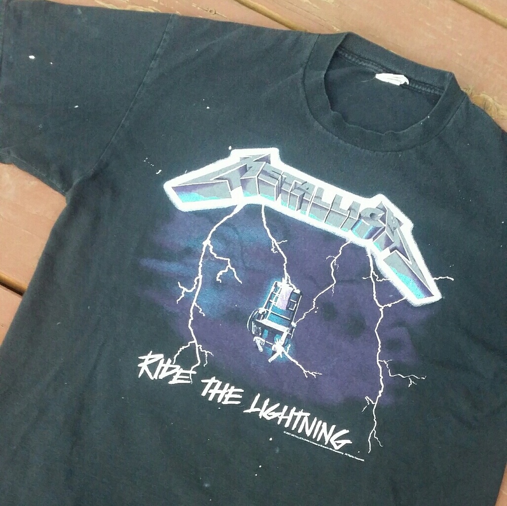 Ride the lighting Metilica shirt